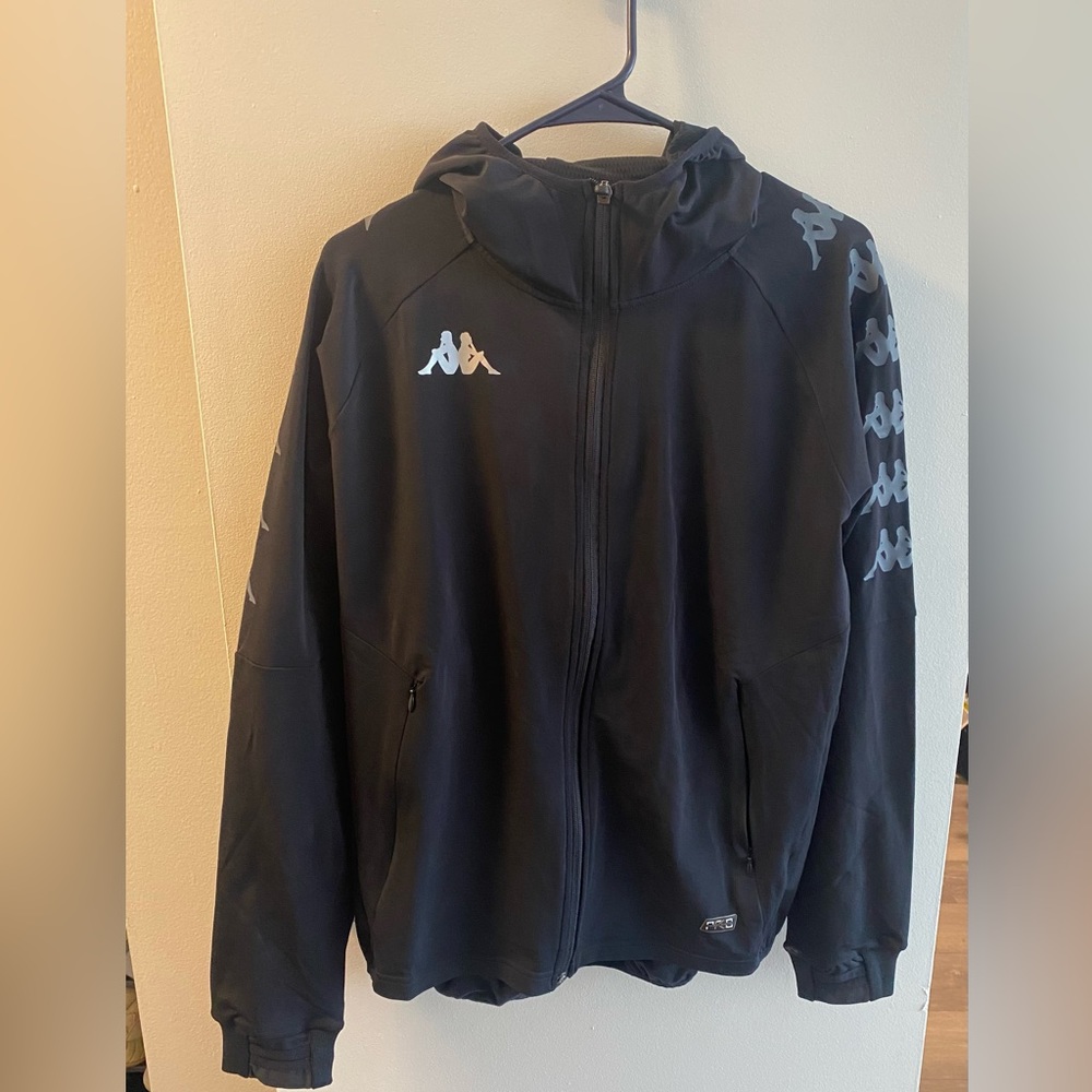 Kappa sports black jacket nwt size M mens